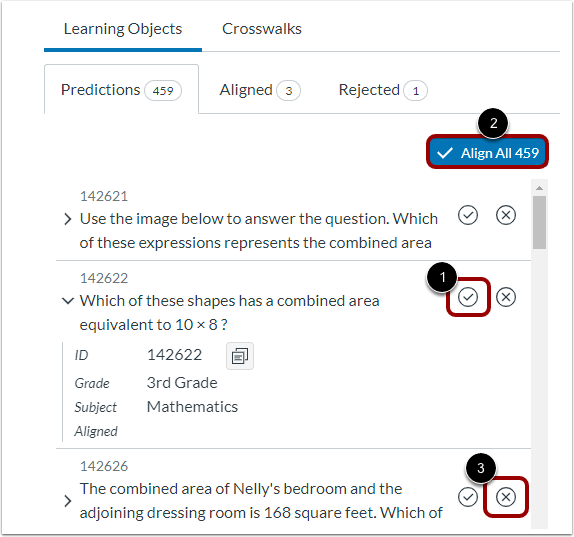 Accept or Reject Alignments