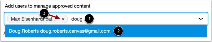 Add Users to Manage Approved Content