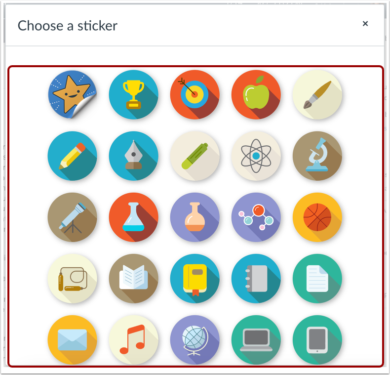 Choose Sticker