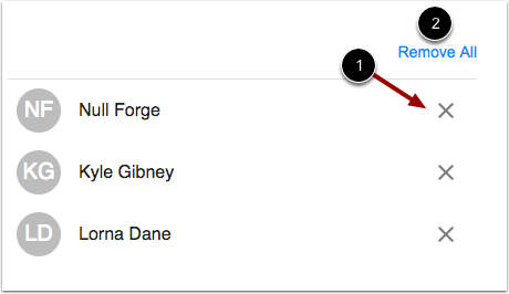 Remove Collaborators