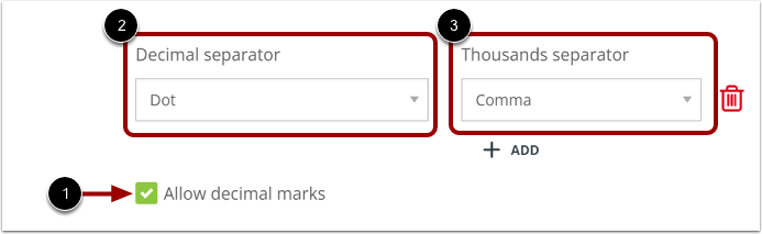 Allow Different Separators