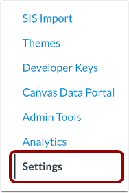 Open Account Settings