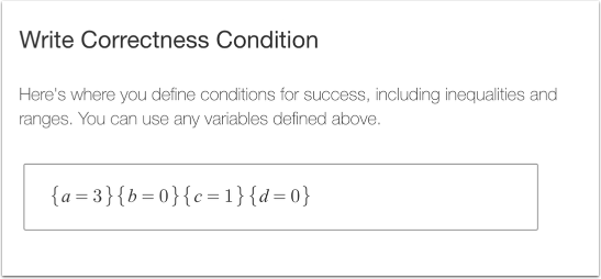 Write Correctness Condition