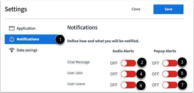 Manage Notification Settings