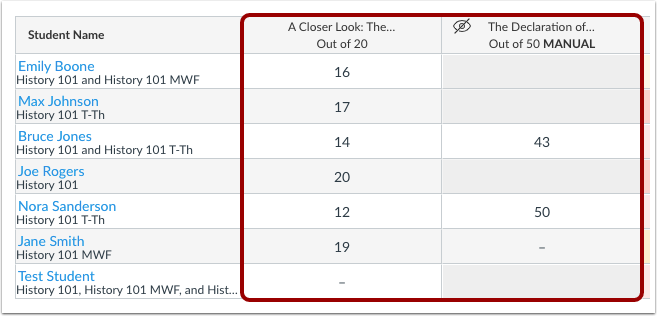 View Updated Gradebook
