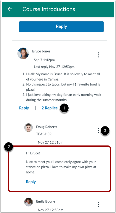 View Inline Discussion Thread Replies