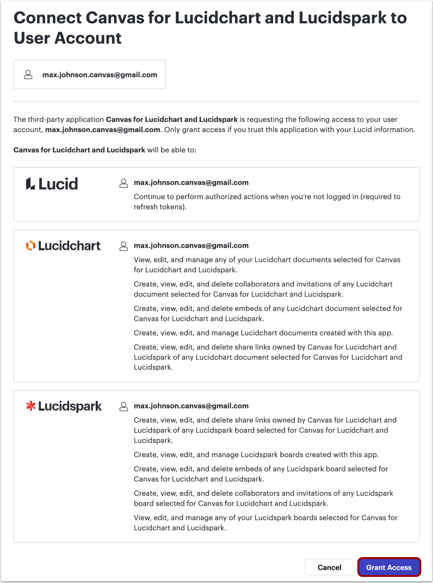 Grant Account Access