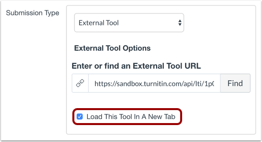 Load Tool in a New Tab