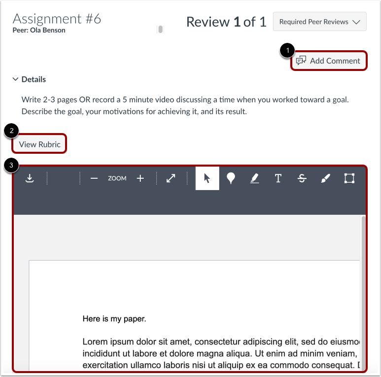 Complete Rubric on Assignment Page