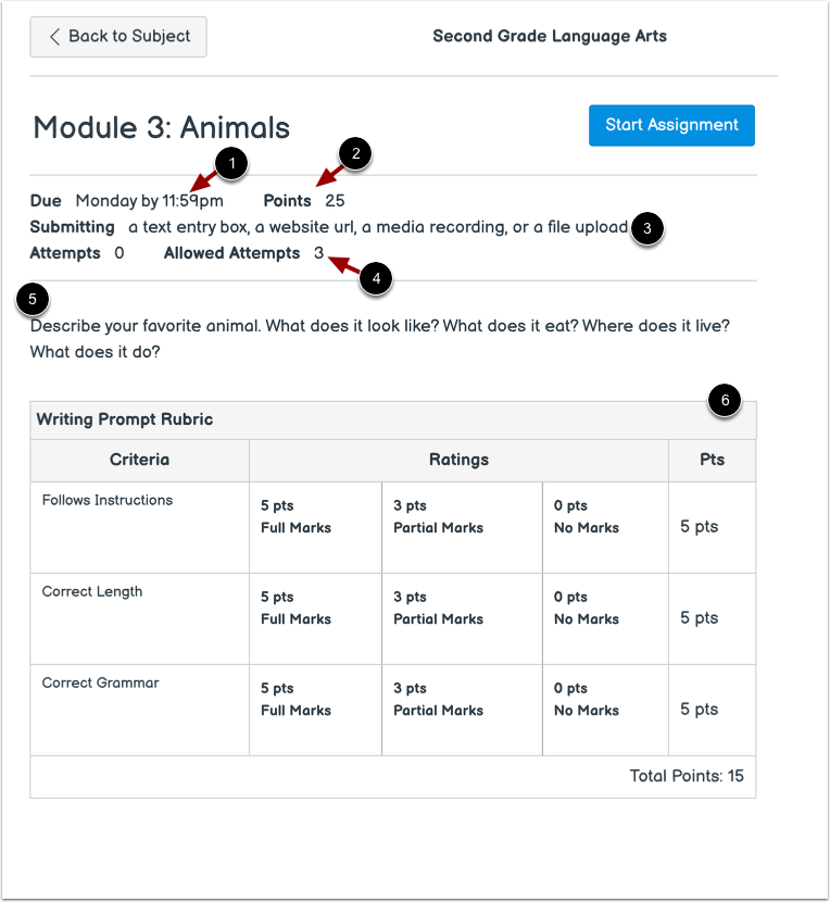 View Assignment Details