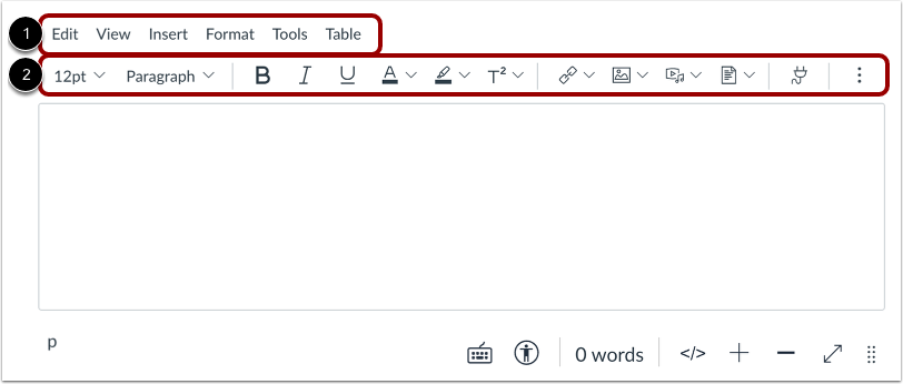 View Rich Content Editor