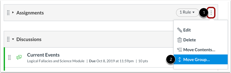 Move Assignment Group