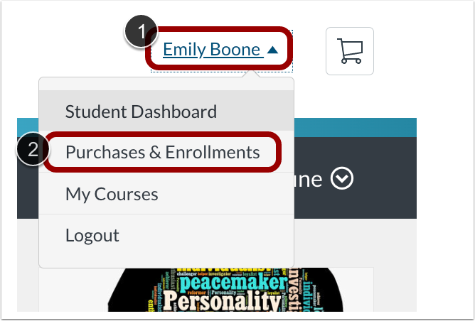 Open Purchases and Enrollments