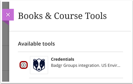 Add Credentials LTI To Course