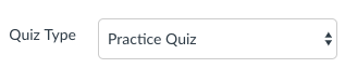 Create Practice Quiz