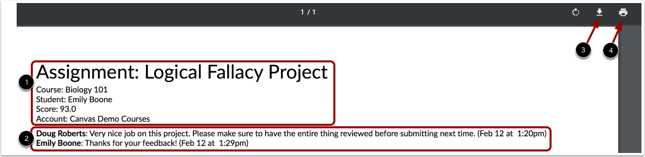 View Submission Comments PDF