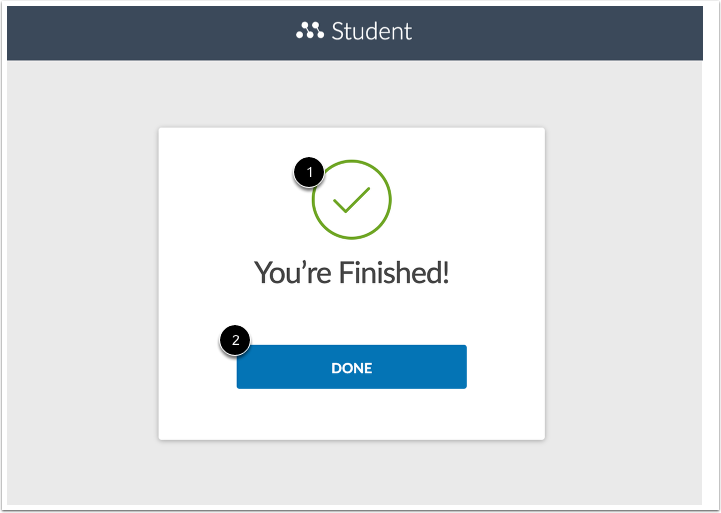 View Completion window