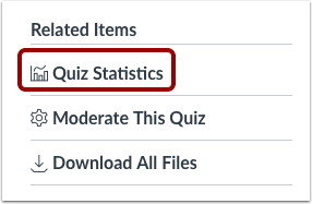 Open Quiz Statistics