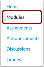 Open Modules