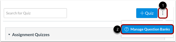 Manage Question Banks