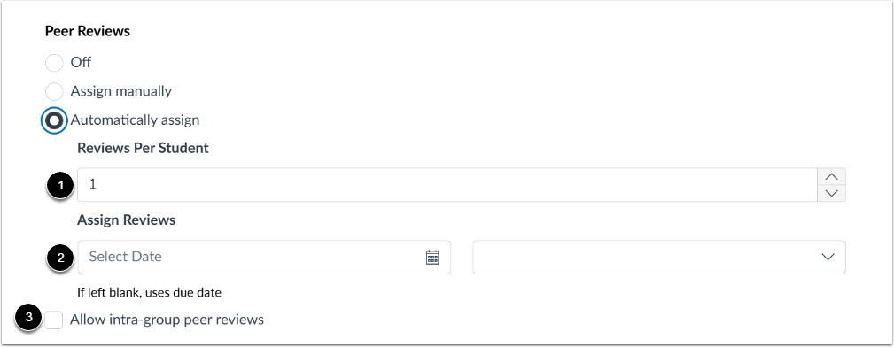 Automatically Assign Peer Reviews