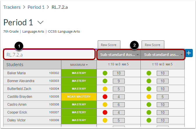 View and Manage Assessments