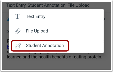 Open Student Annotation