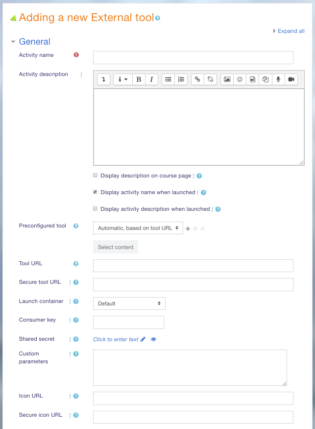 adding a new external tool