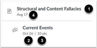 View Individual Module Item