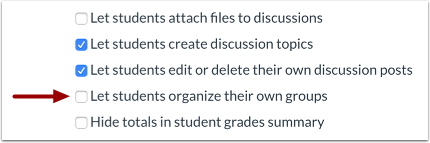Enable Student Groups