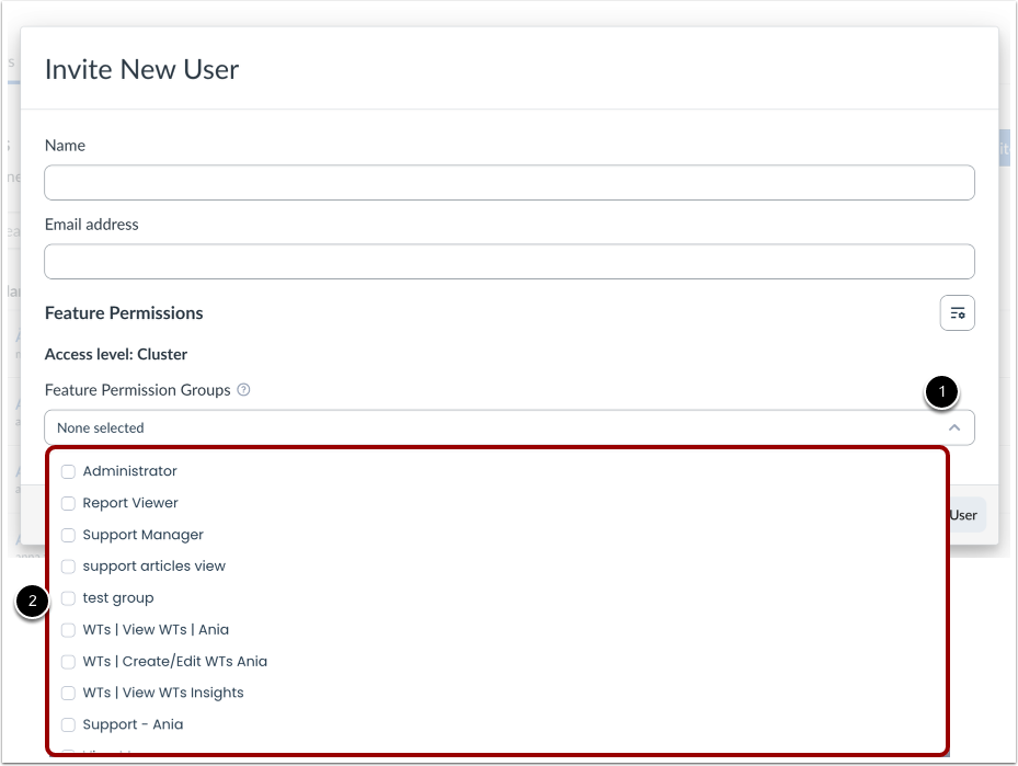 Access Level: Cluster