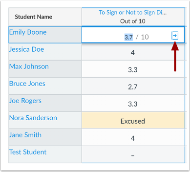 Open Grade Detail Tray