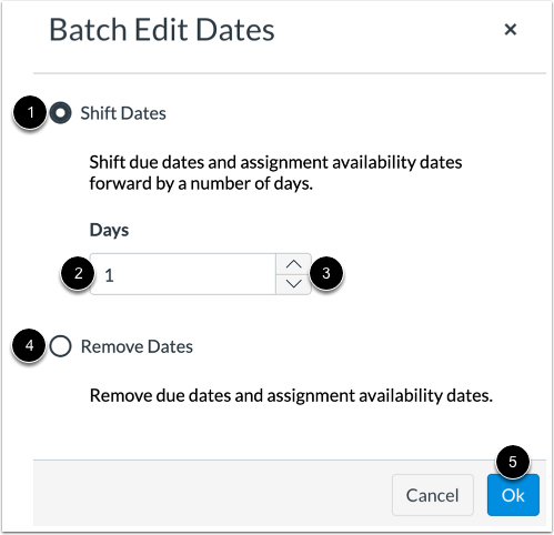 Batch Edit Assignment Dates