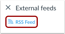 Open RSS Feed