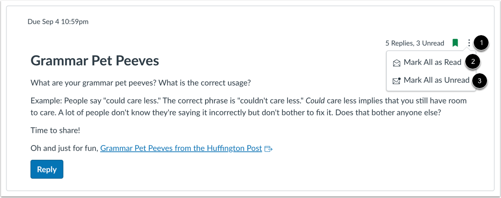 Mark All Posts as Read or Unread