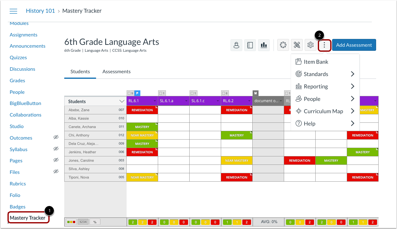 Open More Options Menu