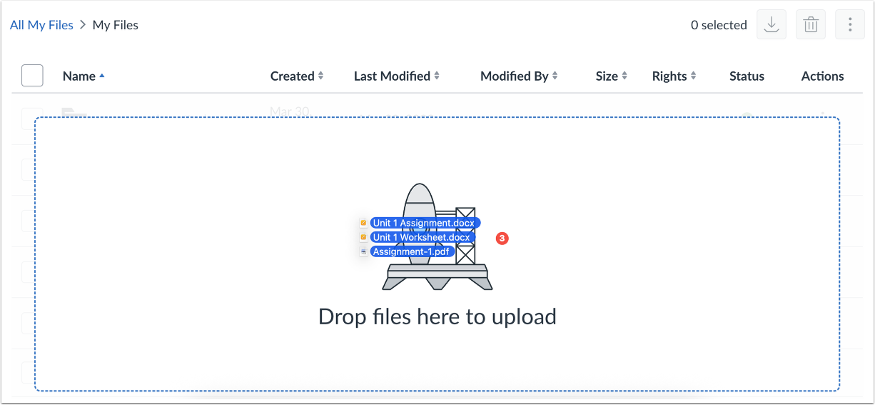 Drag and Drop Multiple Files