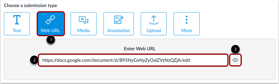 Submit Google Drive URL