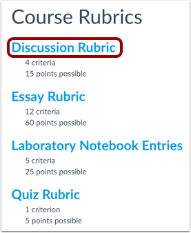 View Rubric