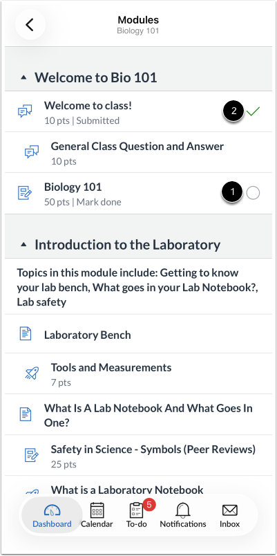 How do I view Modules in the Canvas app on my iOS device? - Instructure ...