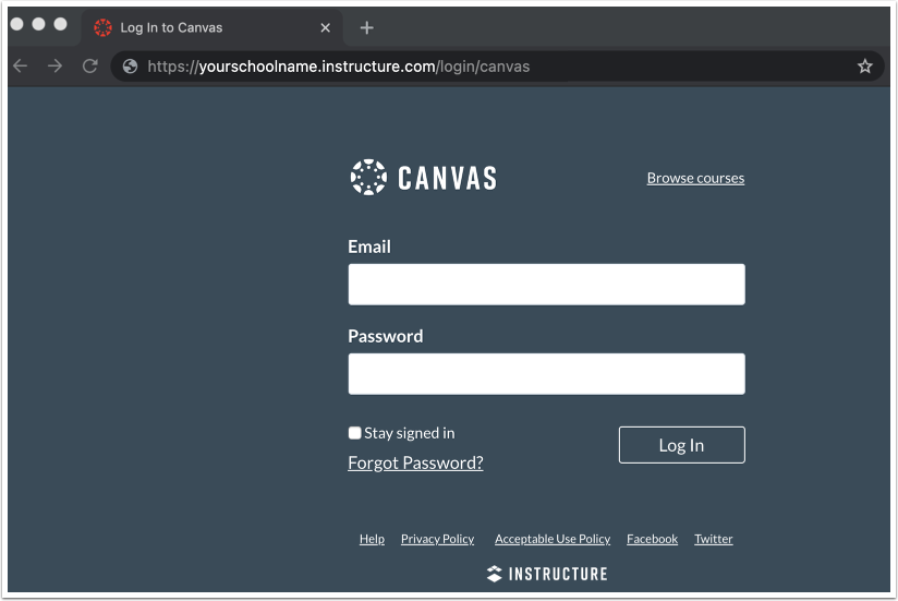 Verify Canvas URL