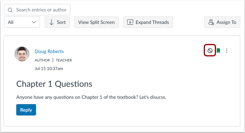 Publish Draft Discussion