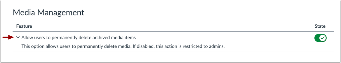 View Feature Descriptions