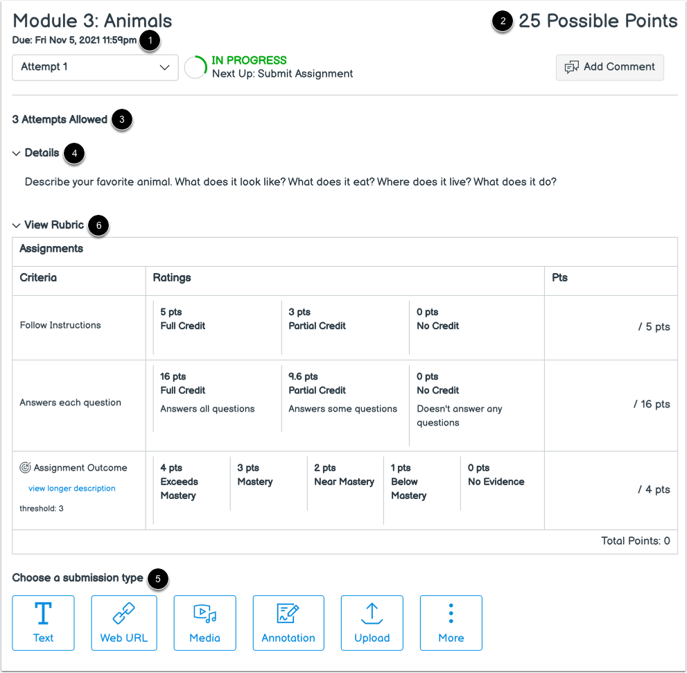 View Assignment Details
