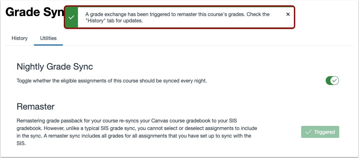 View Remaster Progress