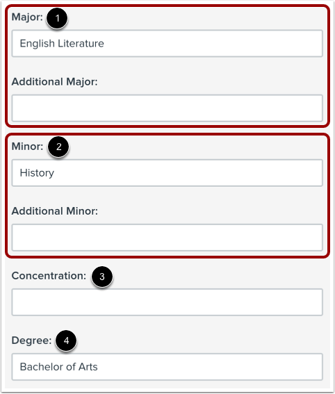 Add Education Information