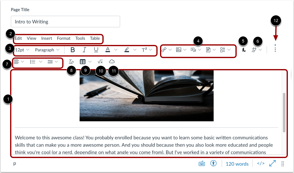 View Rich Content Editor