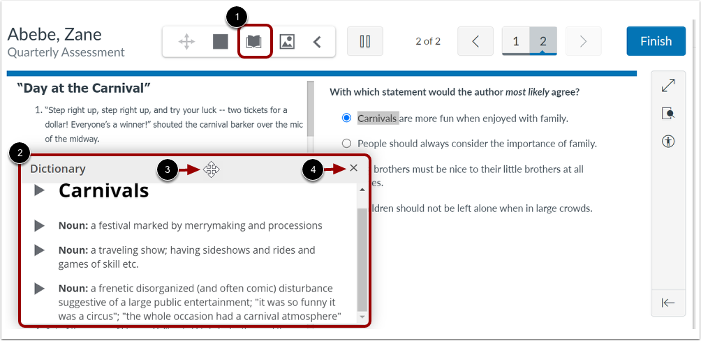 View Text Definition