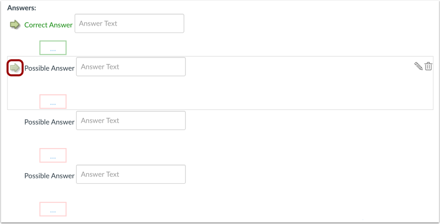 Change Correct Answer