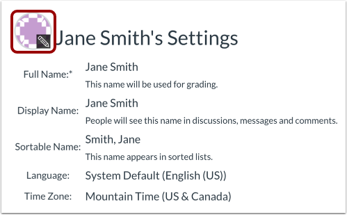 Open Profile Picture